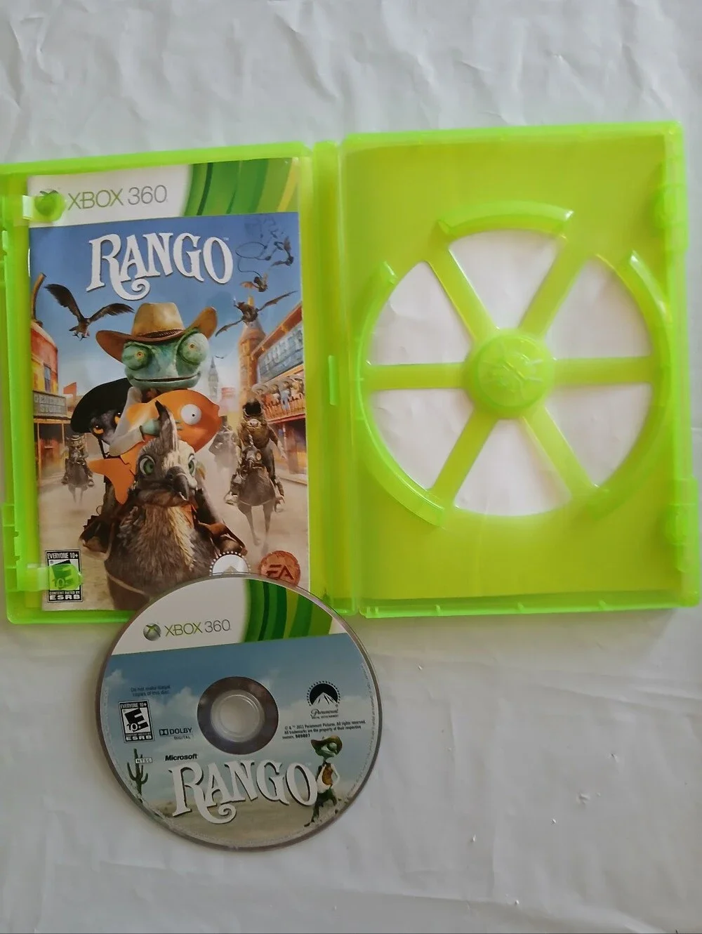 Rango: The Video Game Xbox 360 Complete in Box Cib